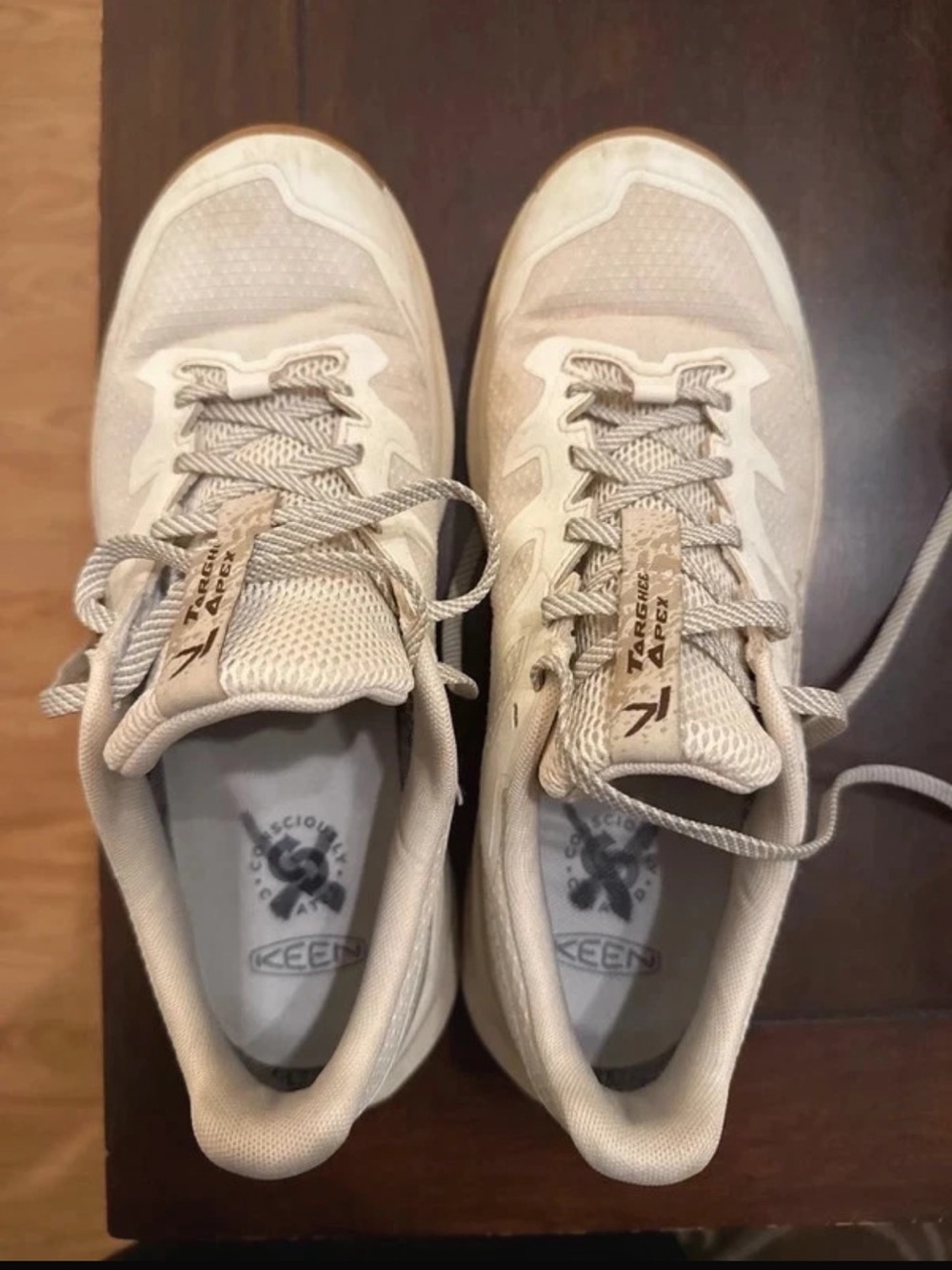 Keen women's Light Tan Lace-Up Sneakers